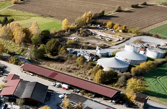 Firmengelände der Grüngas GmbH